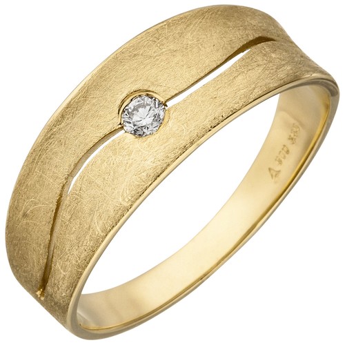 Damenring 585 gold kt - gold, 14