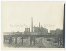 Ilsede 1911 - Ilseder Hütter Industrie Zugschiene Industrie  - Altes Foto 1910er