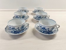 Hutschenreuther Zwiebelmuster Teegedeck Tasse mit Untertasse neuwertig