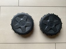 2x Ersatz Räder kompatibel mit Bosch Indego Mähroboter Gelände-Räder Antriebsrad