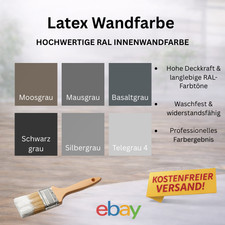 Wandfarbe Seidenlatex