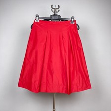 Peter O. Mahler Damen roter Polyester Faltenrock - Größe 1 / US2