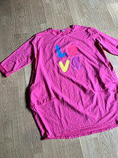 XUNA  WUNDERSCHÖNES WEITES KLEID GR.EHG  PINK LAGENLOOK LA BASS