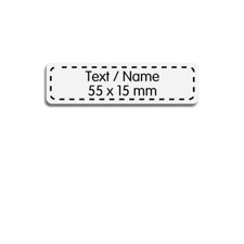 Aufnäher mit Wunschtext Name