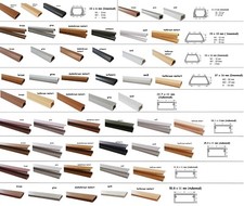 1m Kabelkanal Wandmontage verschiedene Größen und Farben