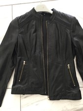 Lederjacke Damen Jacke Schwarz