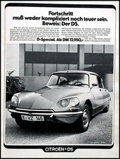 Citroen DS originale Werbung