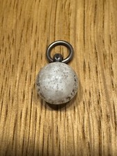 Trollbeads retired glow in the dark Blizzard glass tassel bead