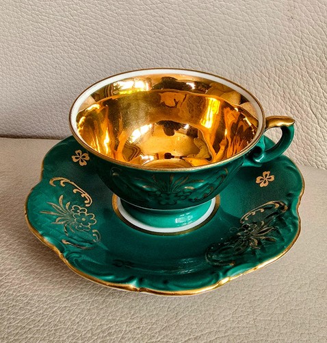 Alte mokka tasse unterteller - +,