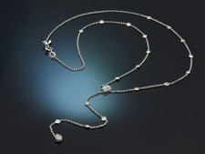WUNDERVOLLES Y-COLLIER MIT 0,6 CT DIAMANTEN AUS WEISSGOLD 750