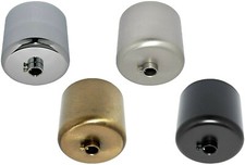 Lampenbaldachin zylindrisch 62x63 für Rohr Ø 10 mm Eisen lackiert o. veredelt