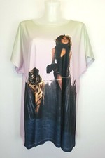 27) Noah Kay by Manou Lenz Damen T-Shirt Tiger Girl Neu Gr. 50 52 54 56 Übergröß