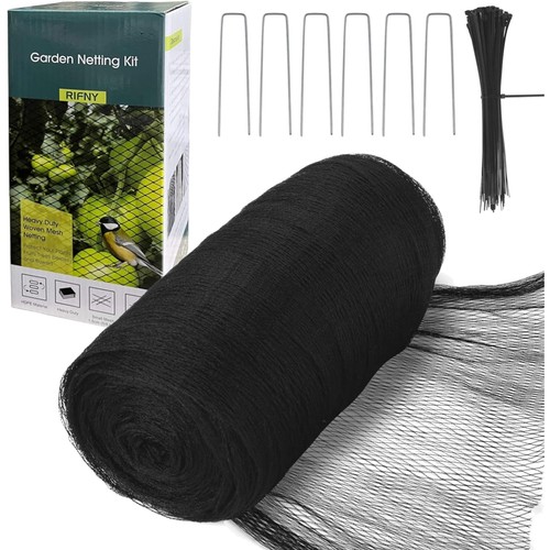 Vogelschutznetz 4x12m schwarz - vogelschutznetz,