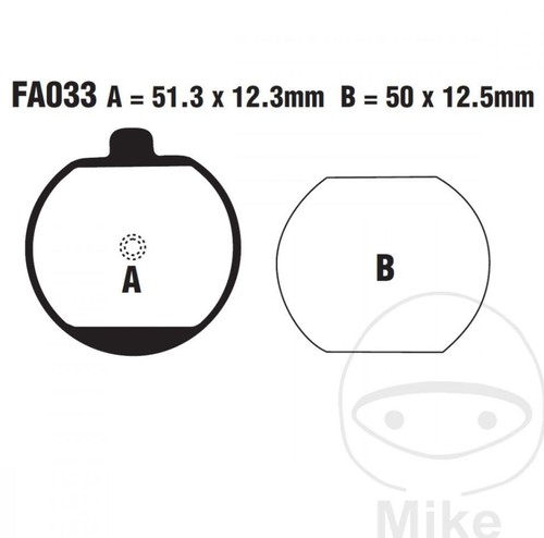 Ebc bremsbeläge fa033 für - ebc,