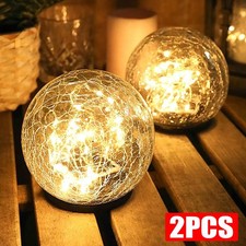 2x LED Solar Gartenleuchte