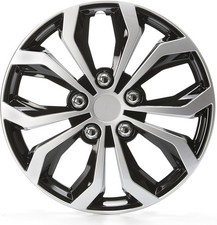 Radkappen 14"  Radzierblenden 4er-Set schw/silber Cartend 75567 DAYTONA