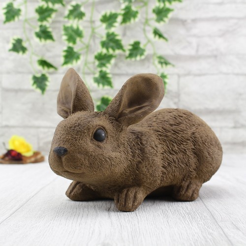 Steinfigur hase kaninchen - steinfigur,