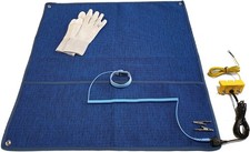 Minadax Anstistatik-Arbeitsmatte 60 x 60cm aus ESD-Gewebe + Zubehör + BOX