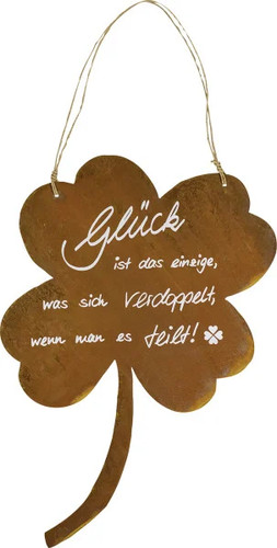 Badeko dekoschild kleeblatt - dekoschild,