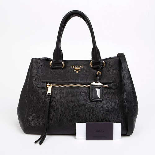 Prada vitello daino leder - prada,