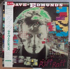 Lp- Dave Edmunds-Riff Raff- Japan Press,Promo white Label, OBI,OIS, (Jeff Lynne)
