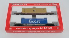 Fleischmann H0 975808 Containertragwagen-Set   DB/SBB