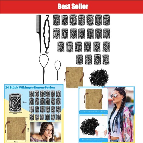 Decareta bartperlen set - bartperlen,