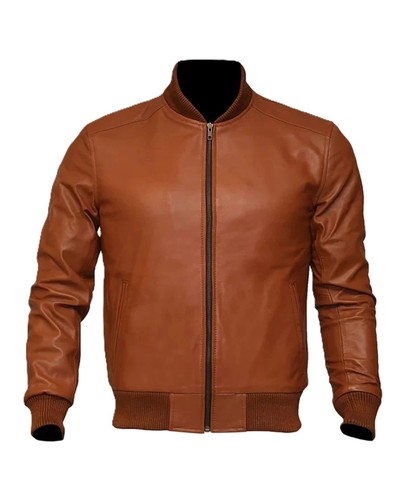 Herren braun lammleder leder - herren,