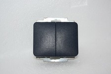 Busch & Jäger alpha nea Rolladenschalter mit Wippe in hansablau / blau 