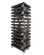 PROFI Schwerlast Transportroller Rollbrett 80x60 cm schwarz, gebraucht, 14er Set