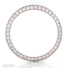 Aftermarket Diamant Lünette - Rolex Datejust ø 41 mm Weißgold by Menze (22752)