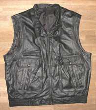 Herren- LEDERWESTE / Outdoor-