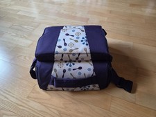 Sitzerhöhung Kinder, mobil, von Munchkin,  Lila, Befestigung Stuhl unten/hinten