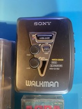 Sony Walkman WM-EX182 mit Sony MDR-ZX310 Kopfhörern voll funktionsfähig Vintage