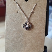 Juwelkerze Armband Sterlingsilber S 925 Kleeblatt