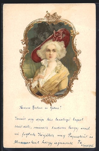 Präge junge frau - präge-ak, gelben