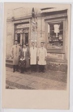 07773 Foto Ak Freyenstein Frisörgeschäft Reinhard Gottberg um 1915