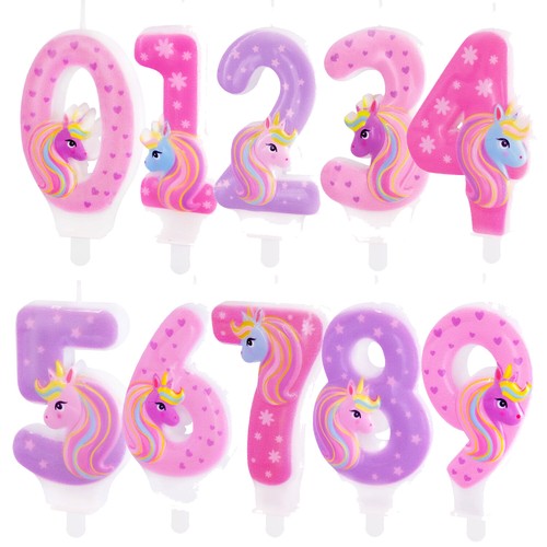 Kuchenkerzen einhorn kuchen - einhorn,