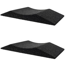 HASKYY® 2x Reifenschuh Reifenschoner schwarz aus Gummigranulat 400mm breit