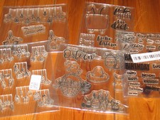 Silikon-Stempel 5 Blätter NEU