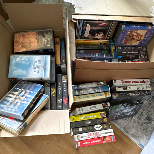 Große vhs sammlung 50 - vhs, ca.
