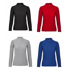 B&C Poloshirt Langarm Damen
