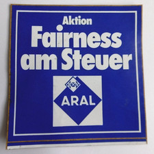 Werbe-Aufkleber Aral Aktion