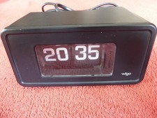 WIGO Klappzahlen Uhr, Tischuhr 70er Jahre Type SD 2 - Vintage