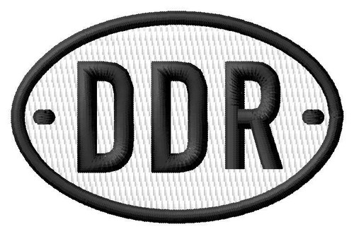 Ddr osti aufnäher iron - ddr, iron-on