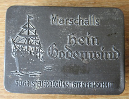 Alte tabak blechdose - alte,