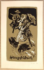 HEINZ OLBRICH "Vogelscheuche"