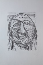 Eduard Bargheer. Neptun. Signiert. 1956. Hamburg.