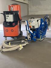 Blastrac 1-10DS Global kugelstrahlmaschiene   Husqvarna T 1000 Filteranlage