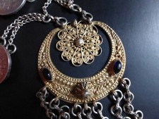 Silbermünzen-Halskette